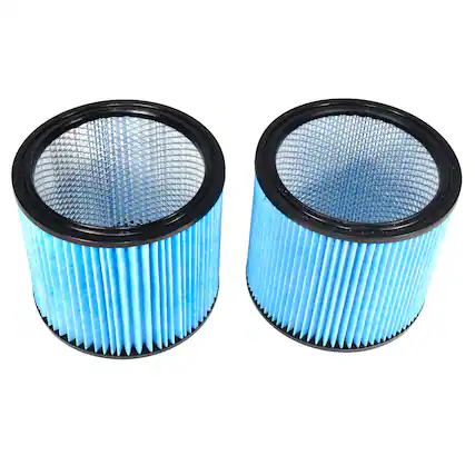 Front. HQRP - HQRP 2-Pack H13 HEPA Cartridge Filter for Shop-Vac 4-16 Gallon Wet-Dry Vacuums, Replaces 90340 90350 90304 90333.