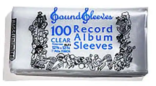 Sound Sleeves
100 Record Album Sleeves
CLEAR
12N, 12M
2 IN 1 TRACK