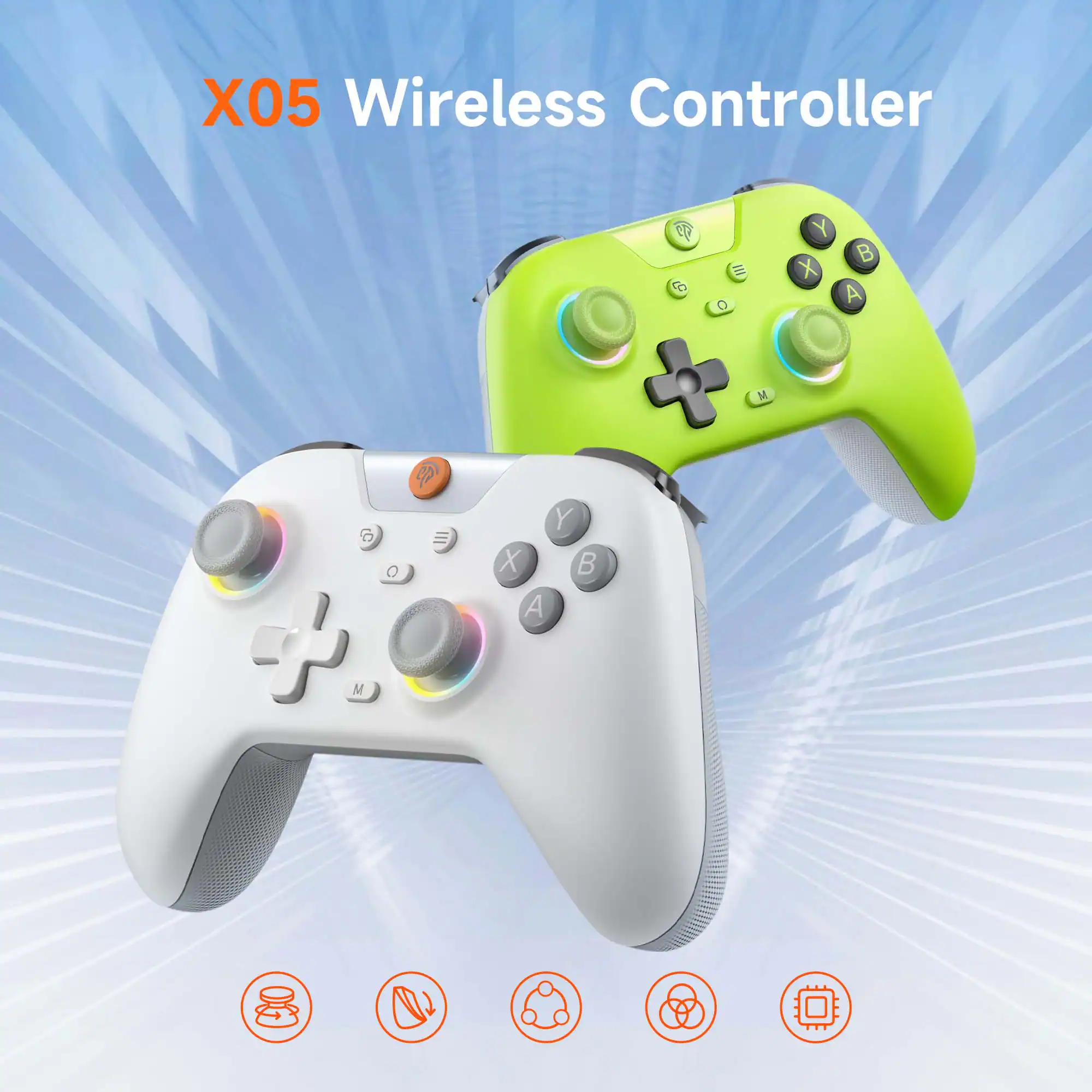 X05 Wireless Controller

mI D Y B + A M G
M O 9
Y X B A