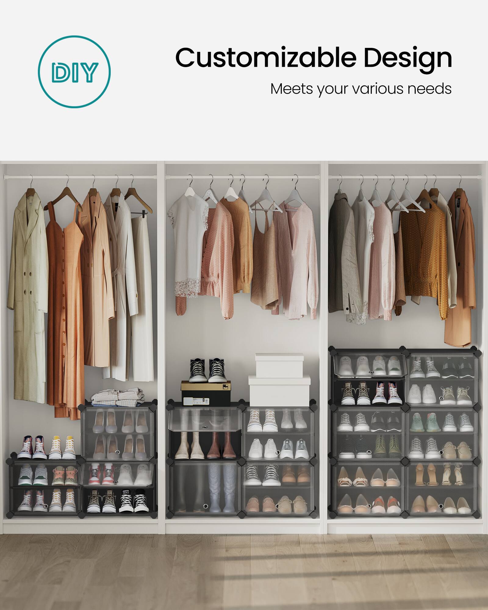 DIY Customizable Design  
Meets your various needs