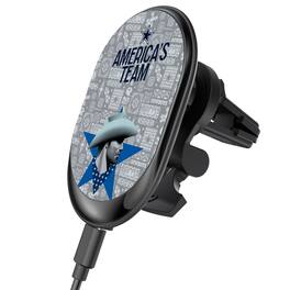 Keyscaper - Black Dallas Cowboys Wireless Magnetic Car Charger - Black