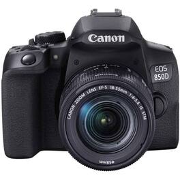 Canon - EOS 850D EF-S 18-55mm Is Stm Kit (International Model) - Black