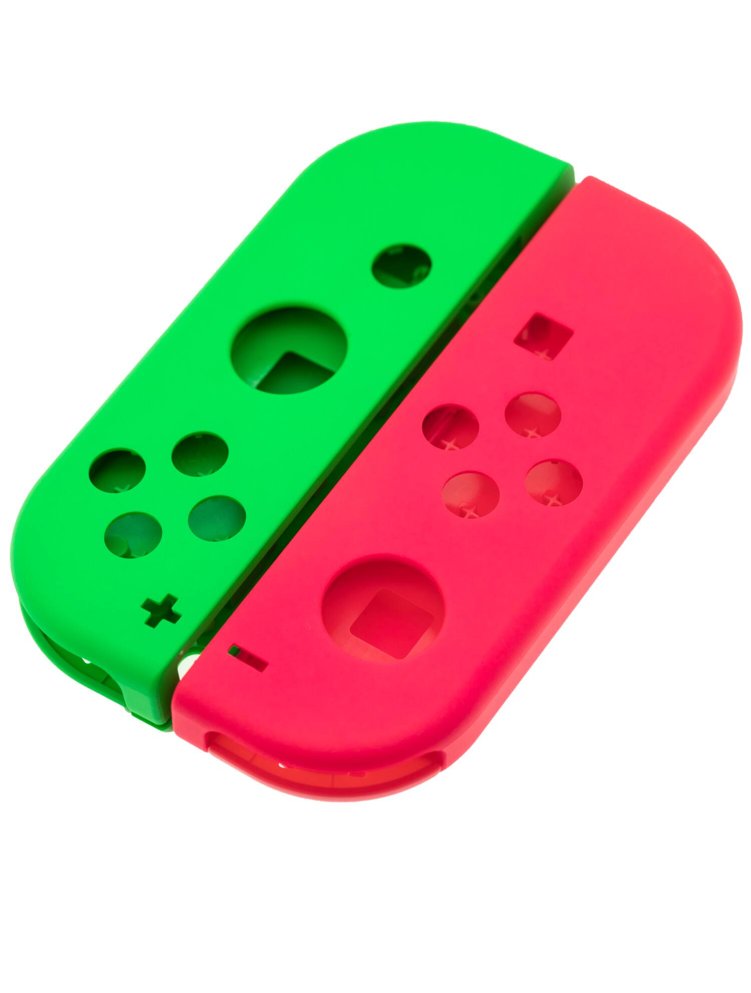 Alt View 2. MobileSentrix - Housing Shell Compatible For Nintendo Switch Joy Con Controller - Green & Pink - Green/Pink.