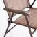 Alt View 7. Costway - Costway Set of 2 Patio Folding Sling Back Chairs Camping Deck Garden Beach - Brown.