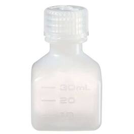 Nalgene - HDPE Narrow Mouth Square Bottle - 1 oz. - White