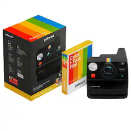 Polaroid - Now+ Generation 3 i-Type Instant Film Camera Everything Box - Black