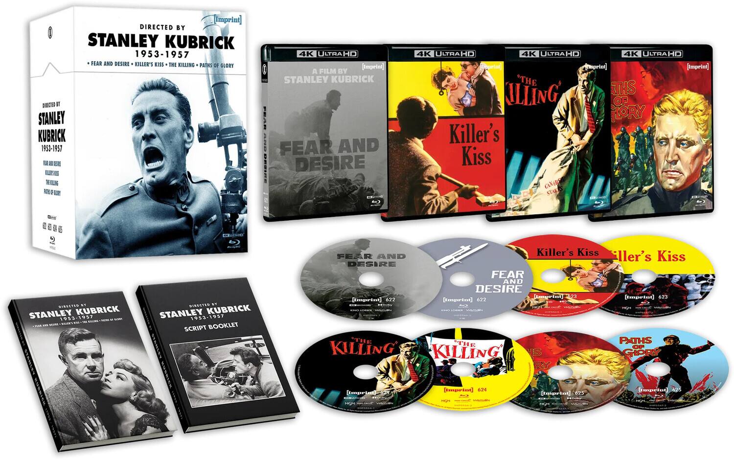 Directed by Stanley Kubrick (1953-1957)   - 4K Blu-Ray [4K Ultra HD Blu-ray]