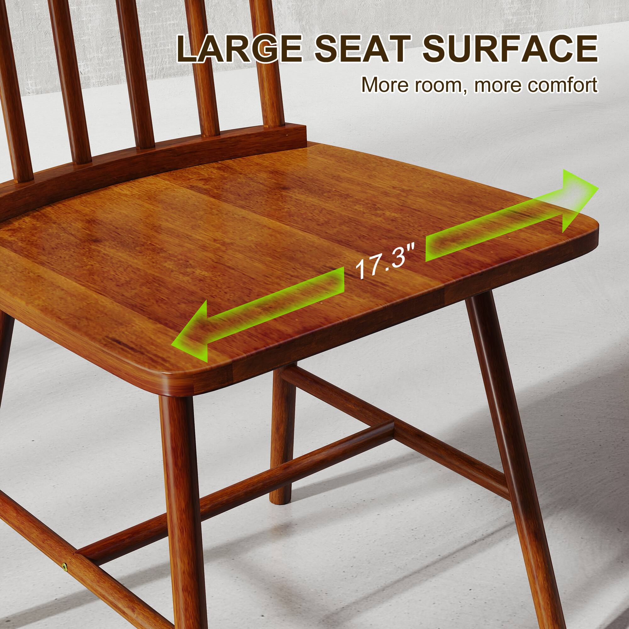 LARGE SEAT SURFACE
More room, more comfort
17.3"