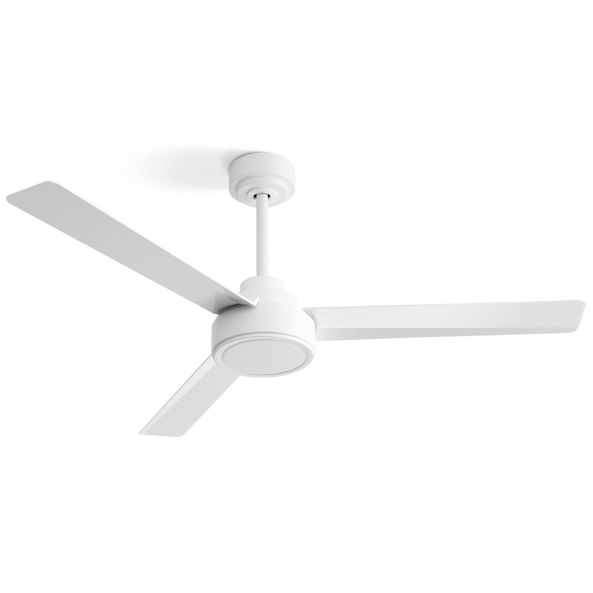 Front. APRILSOUL - 52-in DC Ceiling Fan Remote 6 Speed Reversible Quiet Indoor Outdoor - White.