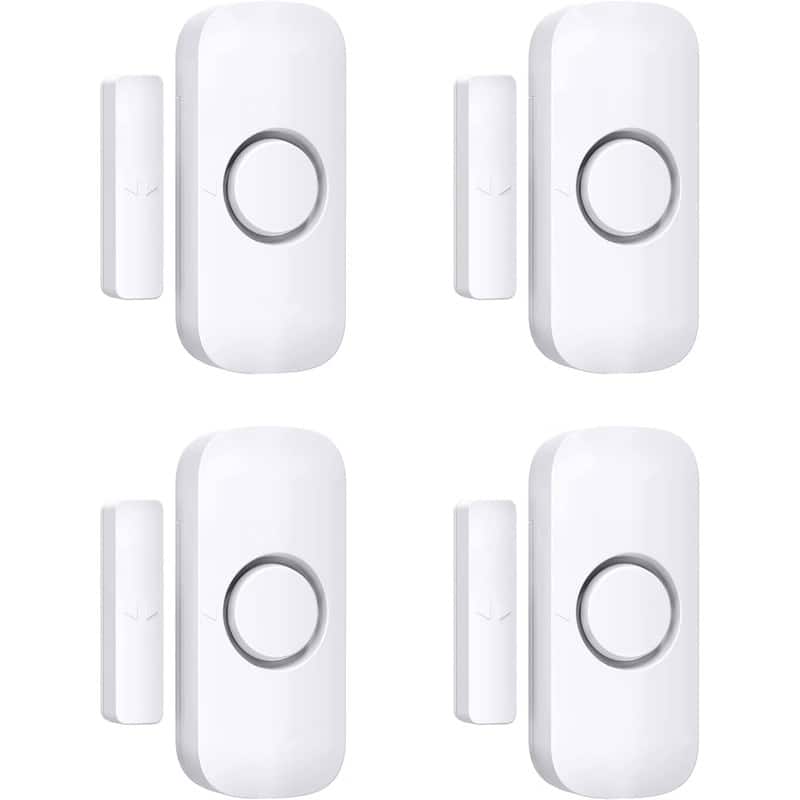 TECKNET - Door Window Alarm for Kids Safety, Home and Personal Security Burglar Sensor for Pools, Cars, Sheds, and Caravans