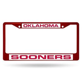 Rico Industries - Oklahoma Sooners Metal Laser Cut License Plate Frame - Multi