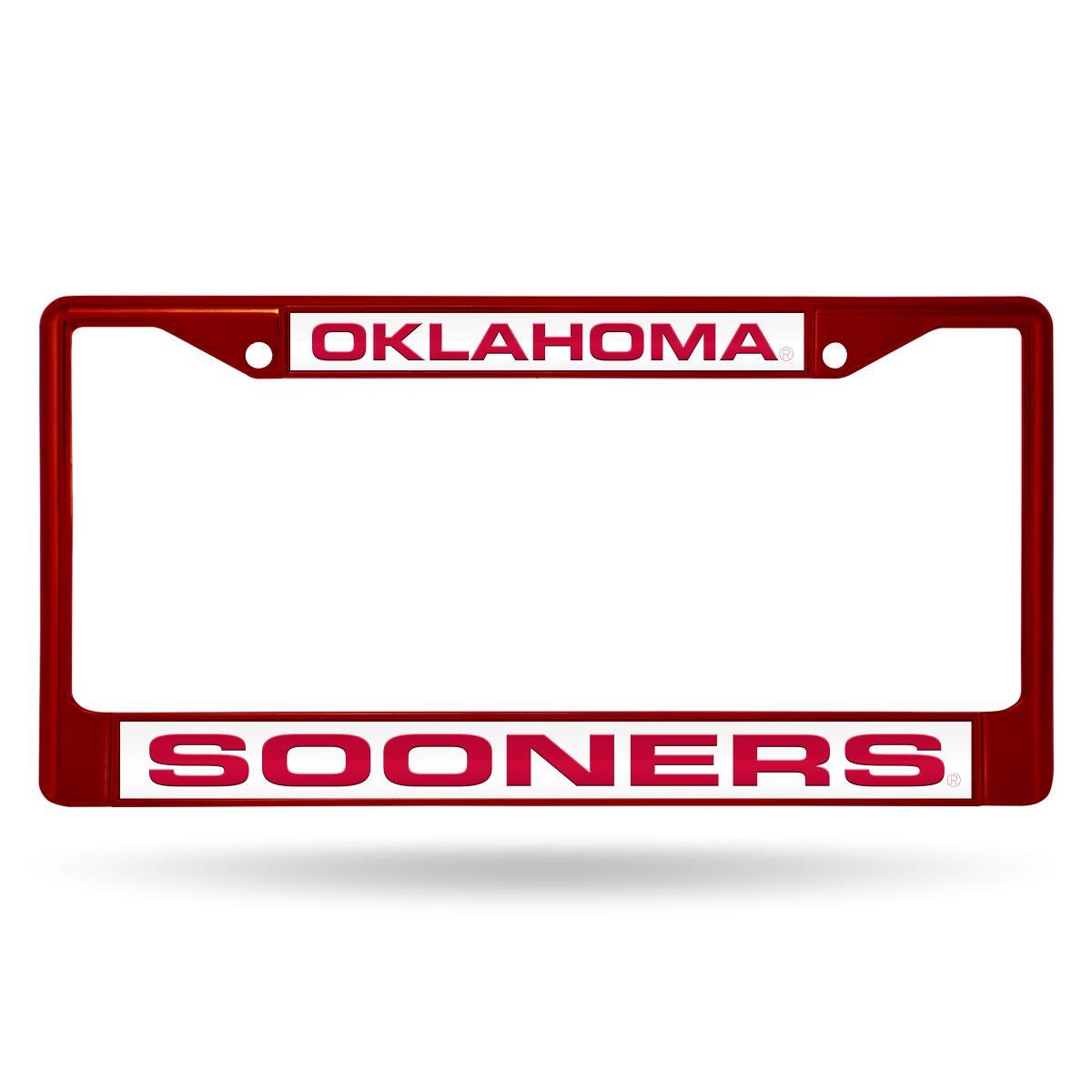 Oklahoma Sooners Metal Laser Cut License Plate Frame