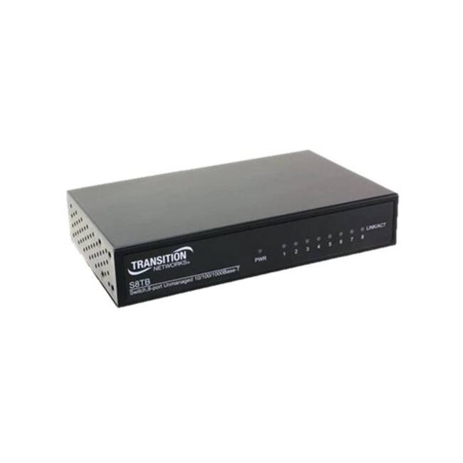 LINKACT TRANSITION PAR 12345678 NETWORKS 10/100/1000Bane- S8TB B-port Unmanaged
