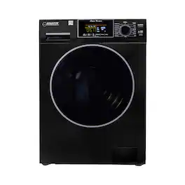 Equator - EW 826 Compact Washer 1.62 cu. ft. / 15lbs Sanitize Allergen PET CYCLE 15 Programs 110V - Black