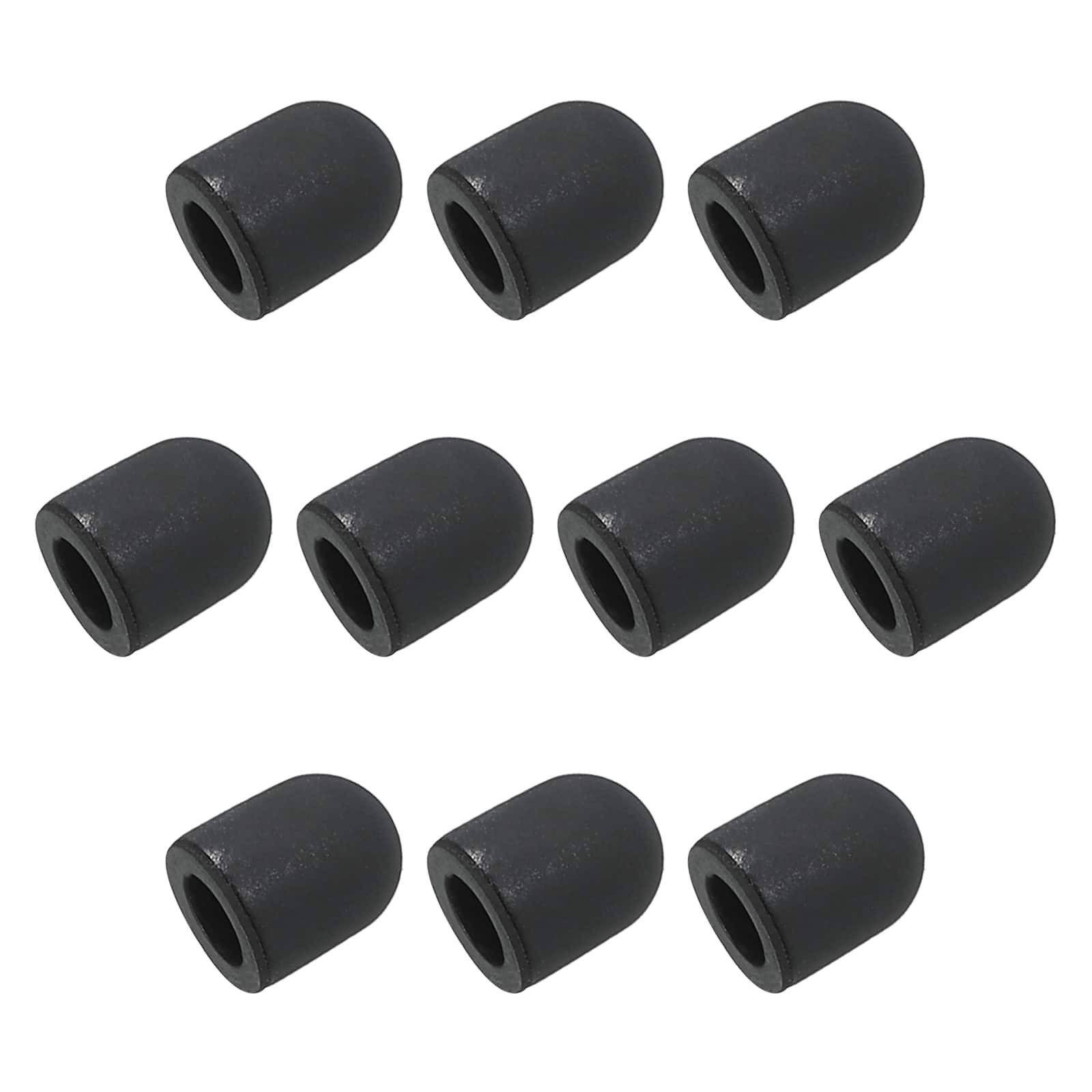 Unique Bargains - 50pcs 5mm Conductive Rubber Fine Tips Soft Universal Replacement for Capacitive Touch Screen Stylus Pen - Black