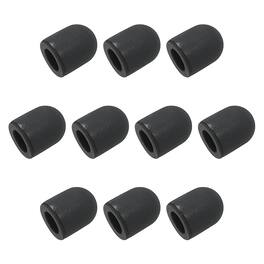 Unique Bargains - 30pcs 5mm Stylus Pen Fine Tips Conductive Rubber Capacitive Touch Screen Pens Tip Soft Universal Replacement - Black