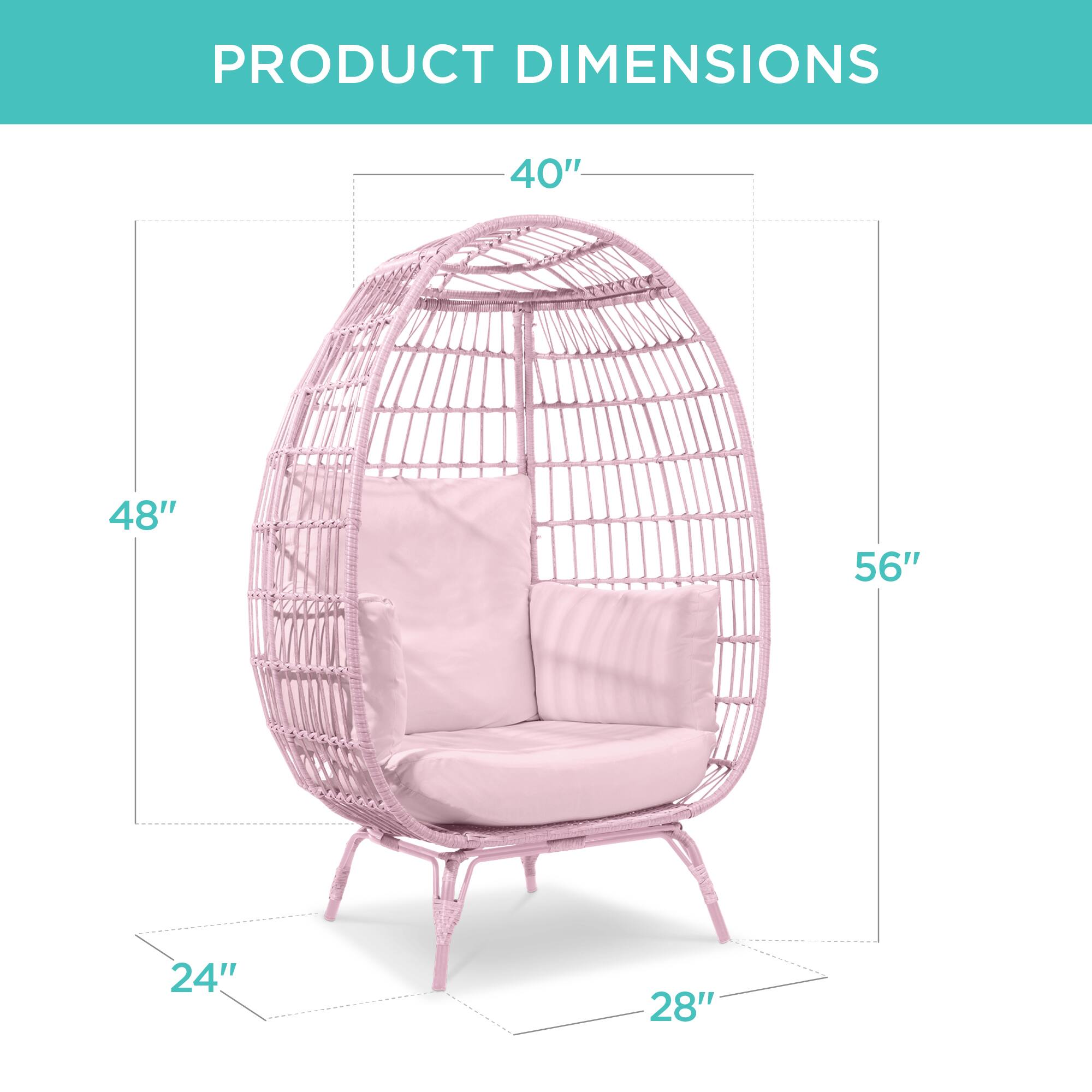 PRODUCT DIMENSIONS

40"  
48"  
56"  
24"  
28"