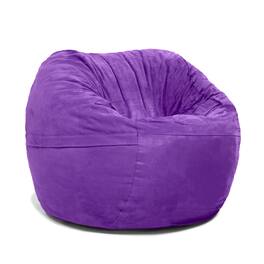 Jaxx - Saxx 3 Foot Bean Bag Chair with Removable Cover - Grape