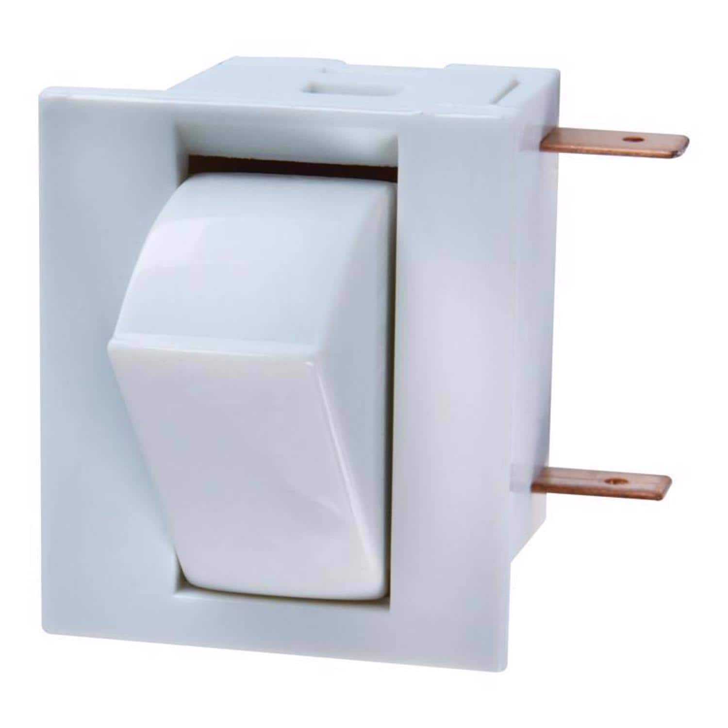 Jandorf - 5 amps Single Pole Momentary/Normally On Appliance Switch 1 pk - White