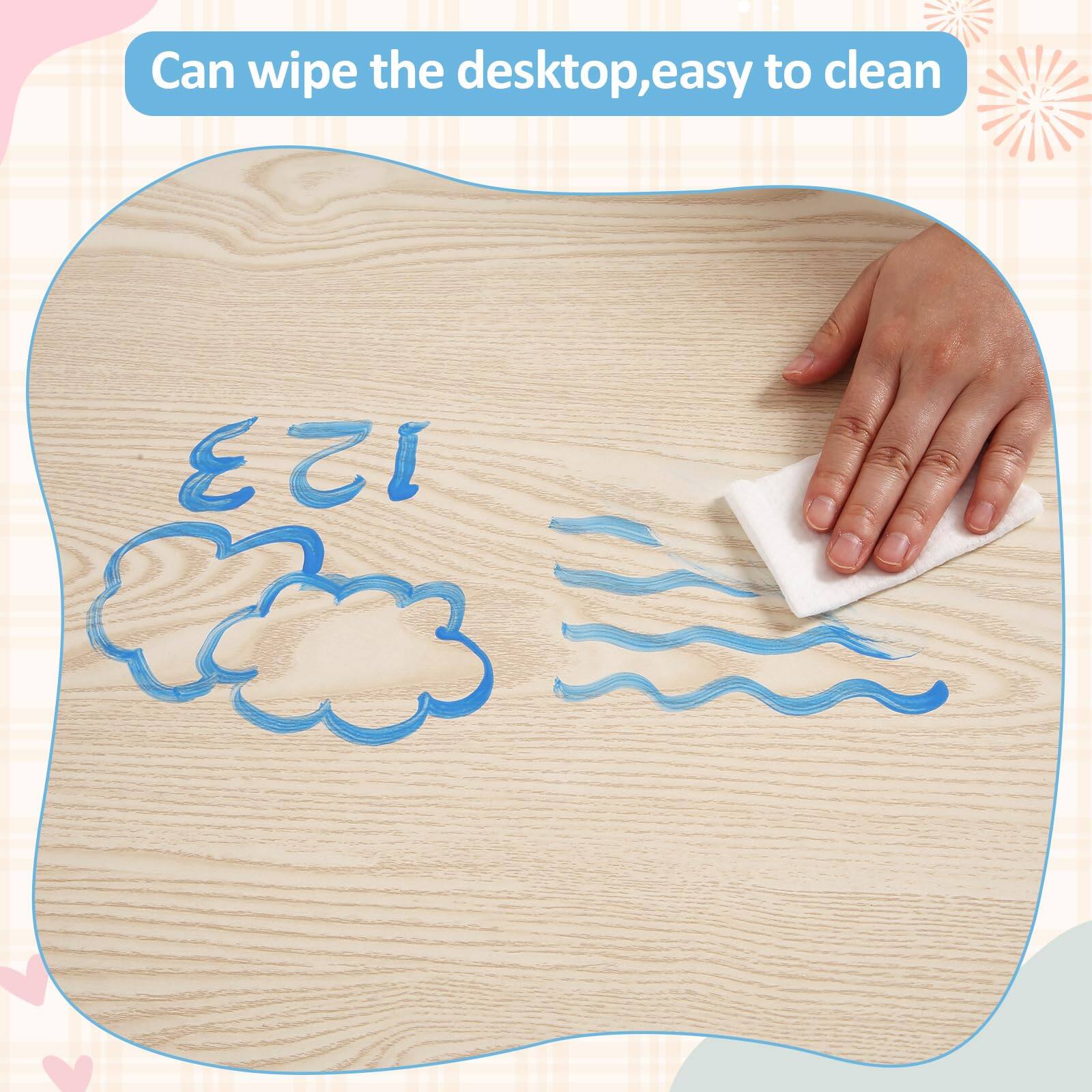 Can wipe the desktop, easy to clean