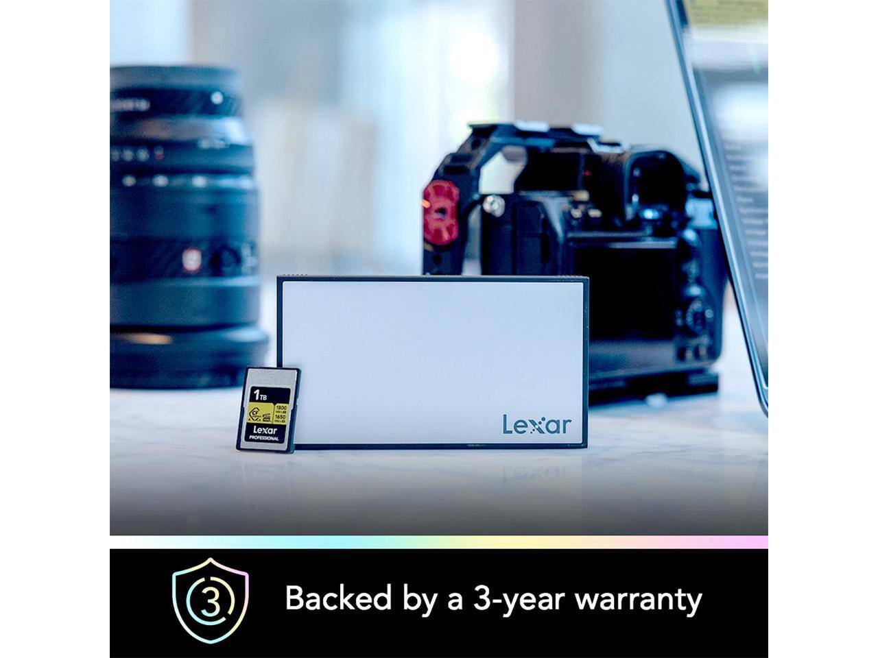 1TB Lexar PROFESSIONAL  
Lexar  
Backed by a 3-year warranty