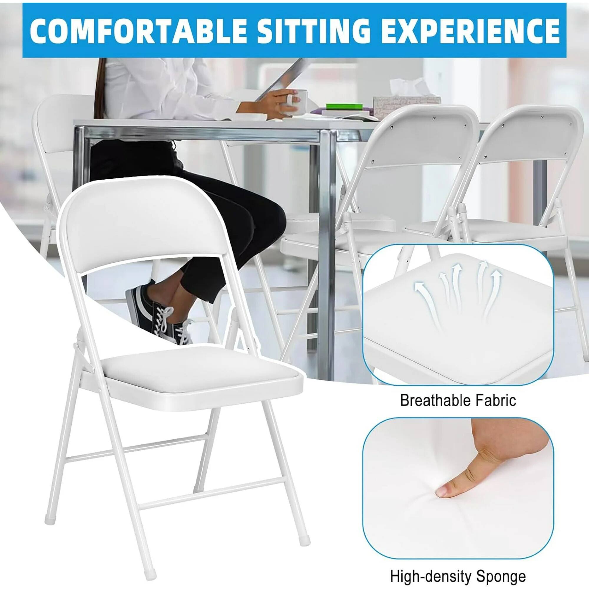 COMFORTABLE SITTING EXPERIENCE

Breathable Fabric

High-density Sponge
