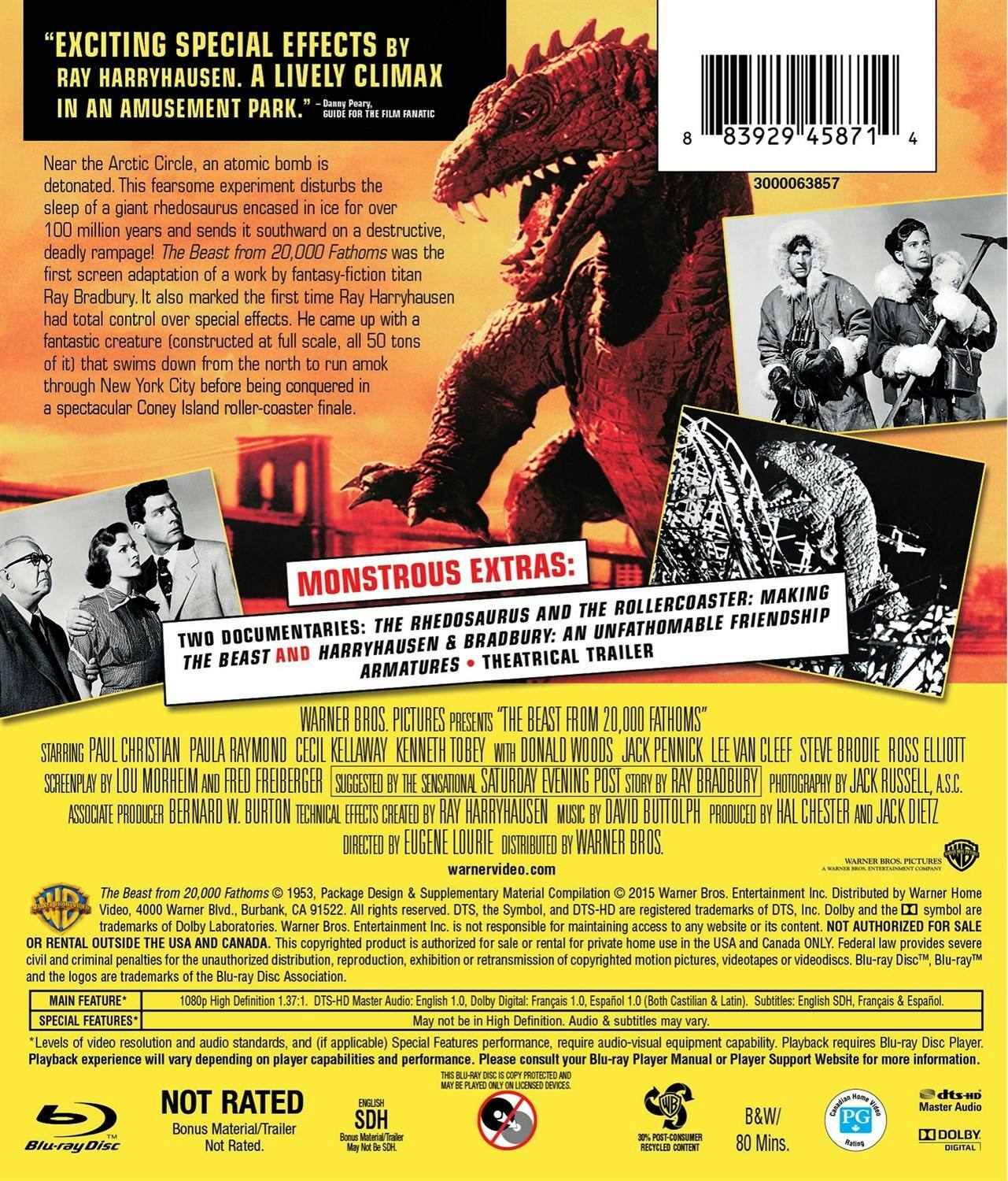 Back. The Beast from 20,000 Fathoms [Blu-ray].