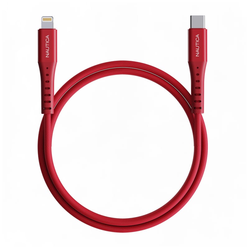 Nautica - USB-C To Lightning Cable - Mfi Certified Urban CB305 ( 4 Ft - Red