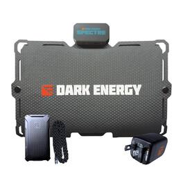 Dark Energy - Spectre 18W Gray Solar Panel with Foldable Design Bundle
