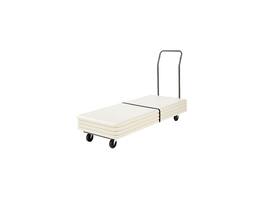 Alera - FTCART Folding Table Cart, 20-1/2w x 72d, Charcoal