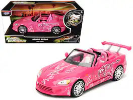 Suki's 2001 Honda S2000 Convertible Pink "25 Years of Fast & Furious" "2 Fast 2 Furious" (2003) Movie 1/24 Model by Jada
