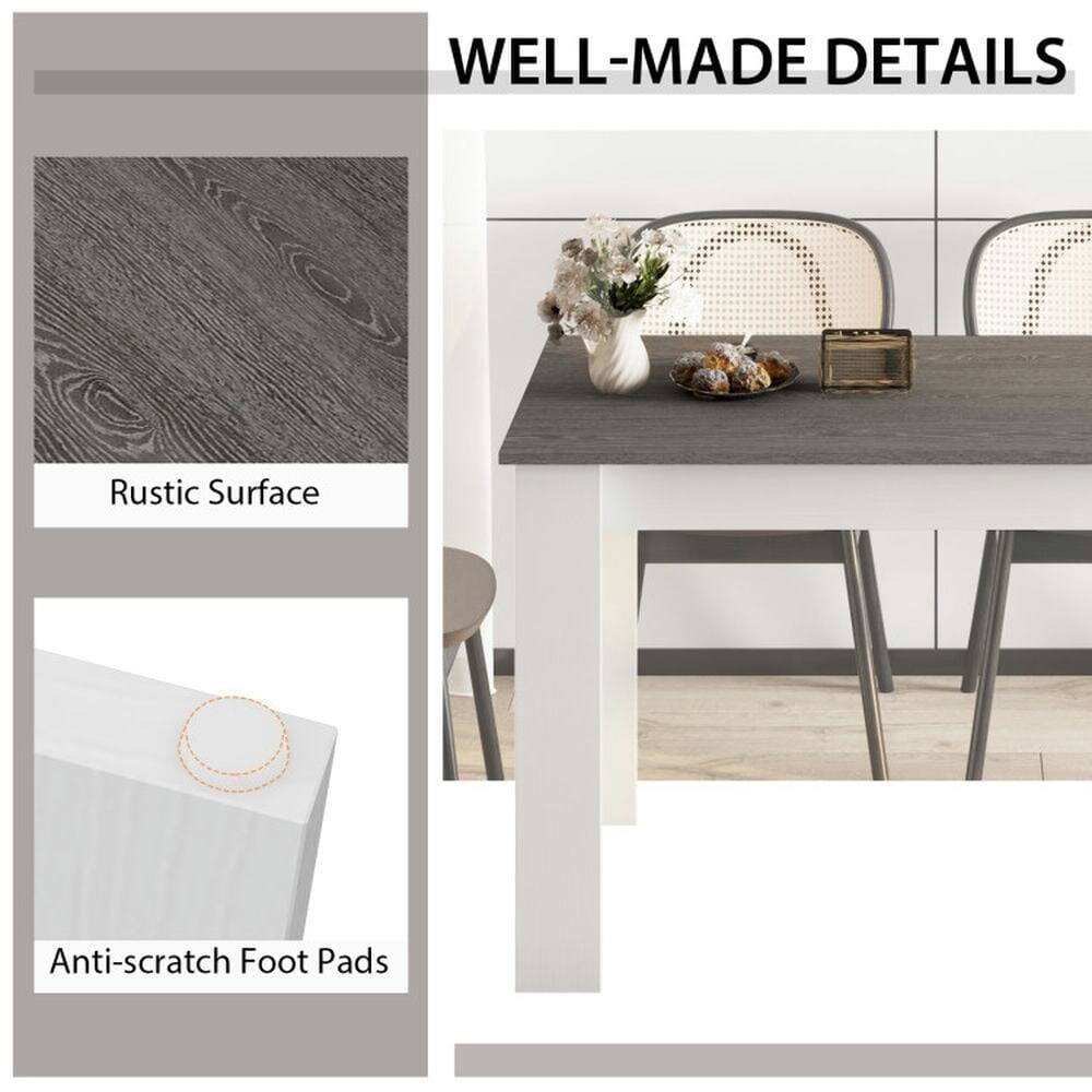 WELL-MADE DETAILS

- Rustic Surface
- Anti-scratch Foot Pads