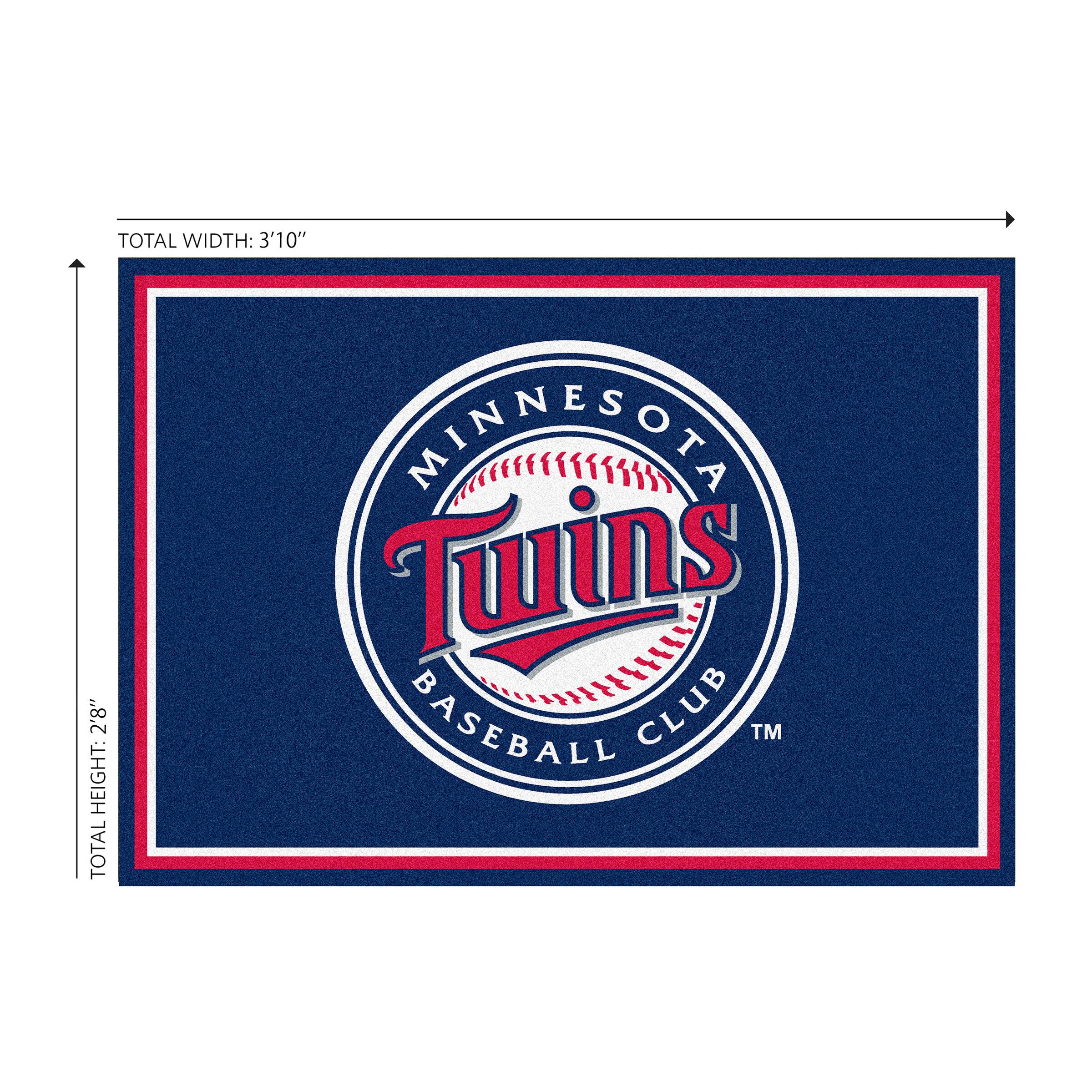 TOTAL WIDTH: 3'10"  
TOTAL HEIGHT: 2'8"  

MINNESOTA  
Twins  
BASEBALL CLUB  
TM