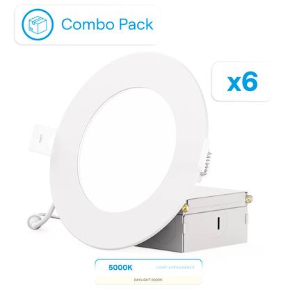 Combo Pack x6
5000K LIGHT APPEARANCE DAYLIGHT 5000K