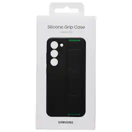 Samsung - Official Silicone Grip Case for Galaxy S23 - Black