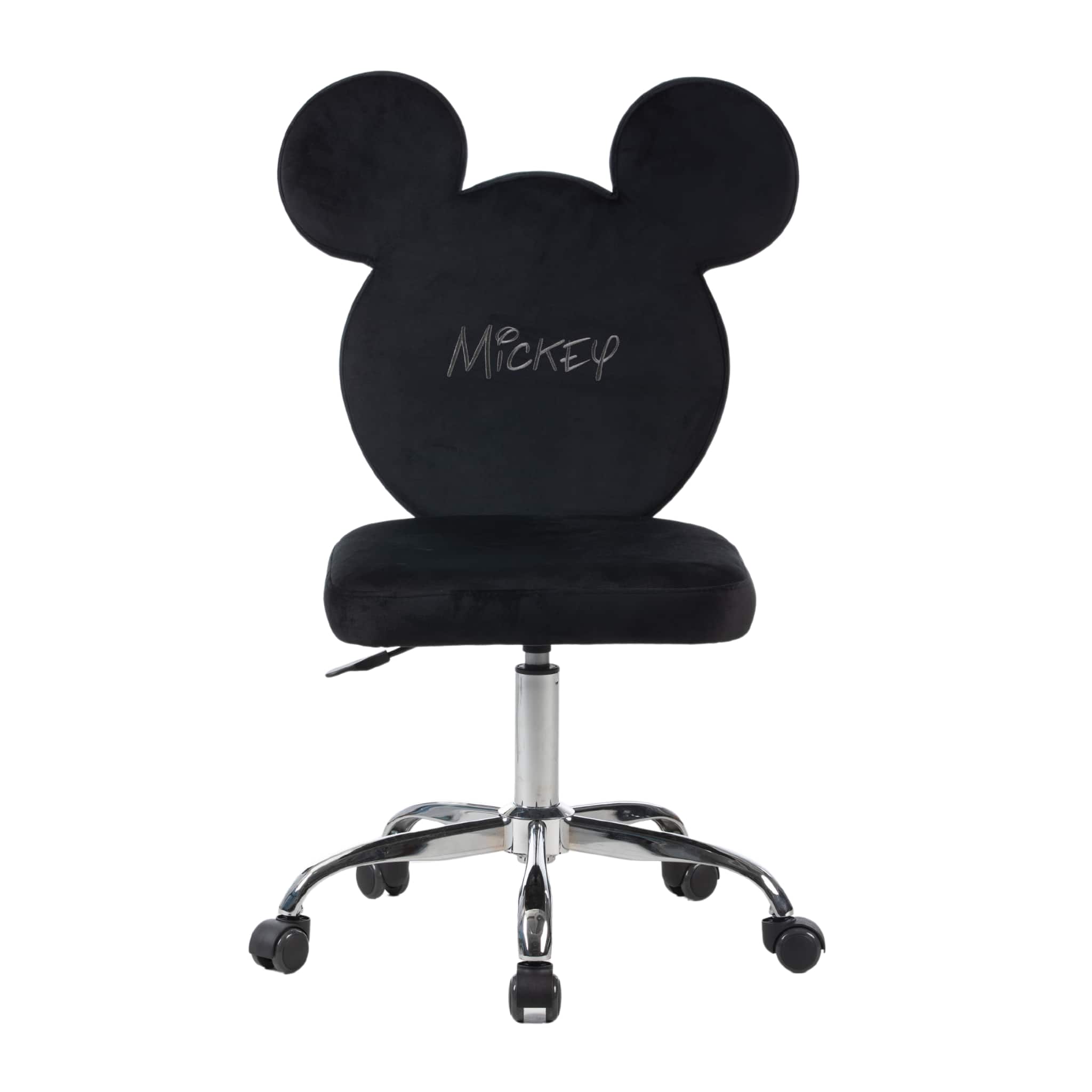 Impressions Vanity Co. - Mickey Mouse Swivel Vanity Chair - Black