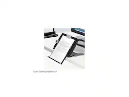 Fellowes - Professional Series Document Holder, 12w x 8d x 17 1/4h, Slate Gray/Silver - Black
