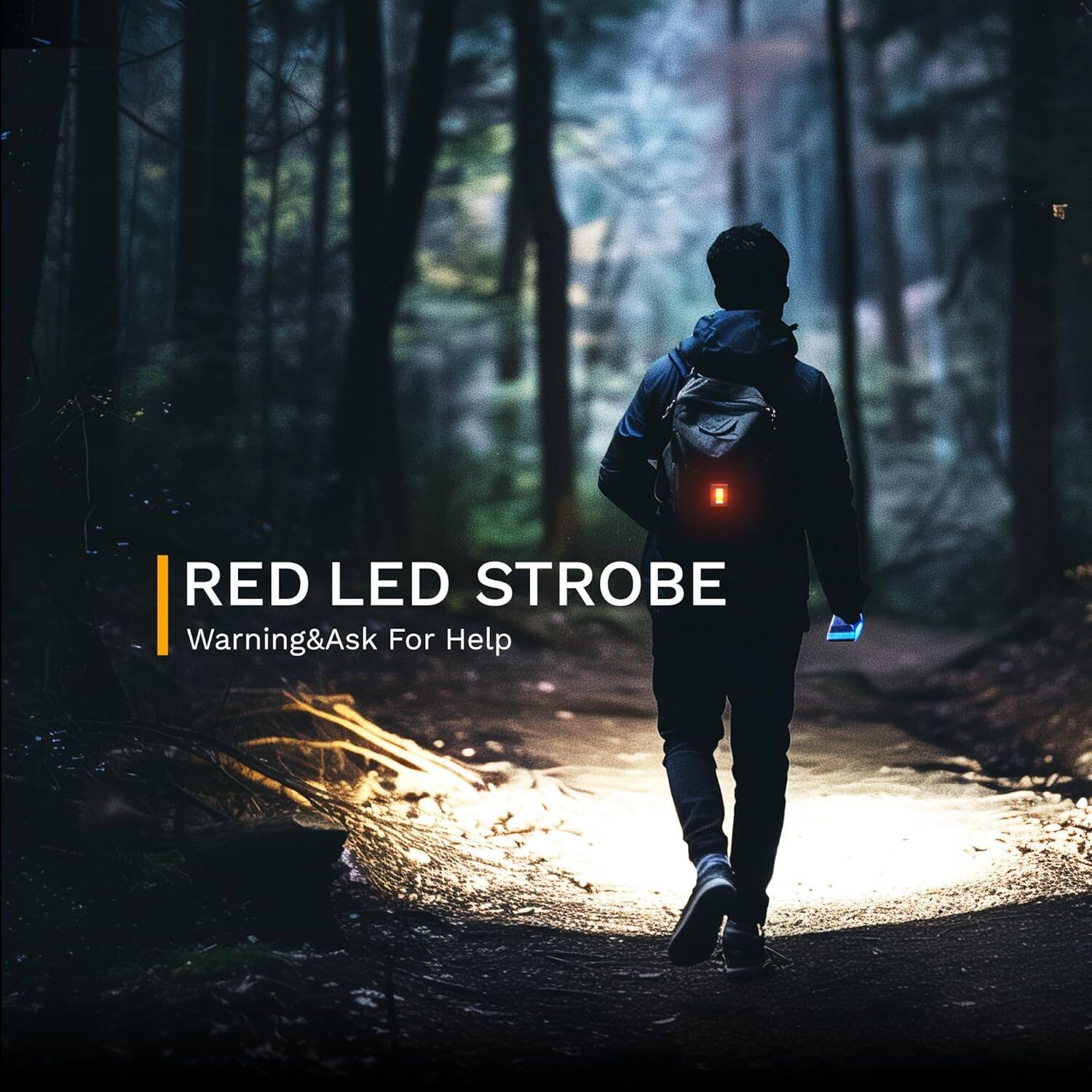 Left. Schertz - 2-Pack USB Rechargeable Reflective Running Lights, Clip-On for Runners (Black).