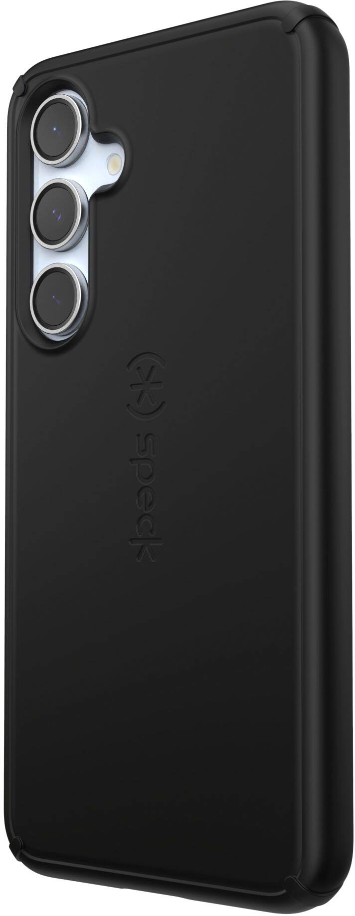 Left. Speck - ImpactHero Slim Case for Samsung Galaxy S24 FE - Black.
