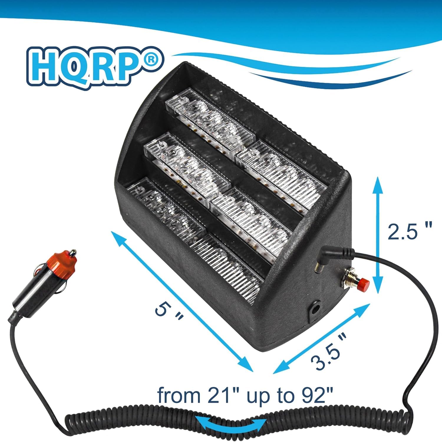 HQRP®

2.5"  
5"  
3.5"  
from 21" up to 92"