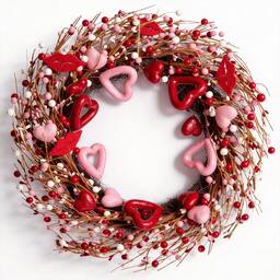 MULTI 18.8 Inch Valentine's Day Wreath