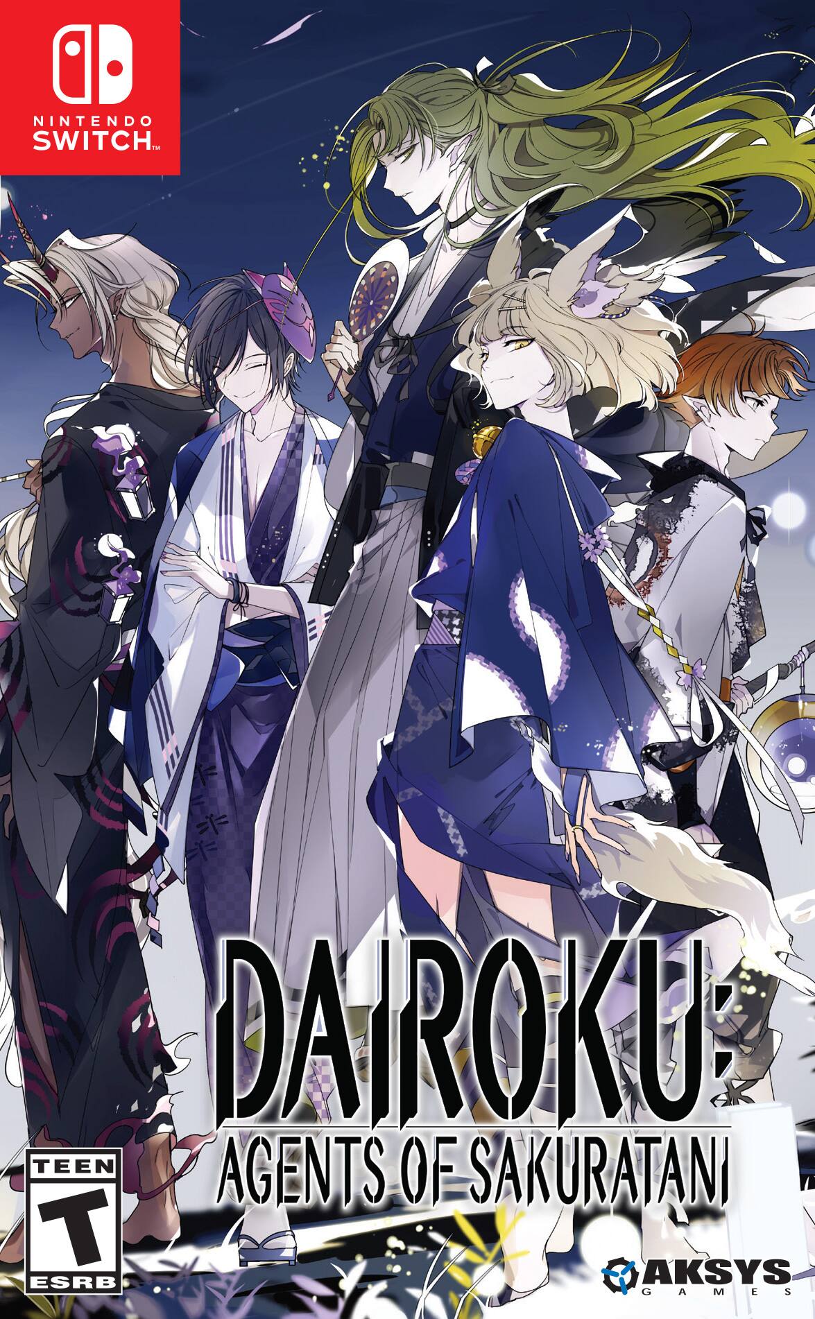 Front. Aksys Games - Dairoku: Agents of Sakuratani. - T (Teen 13+)