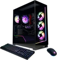 CyberPowerPC - Gamer Master Gaming Desktop - AMD Ryzen 7 8700F - 16GB Memory - NVIDIA GeForce RTX 4060 8GB - 2TB SSD - Black - Front_Zoom