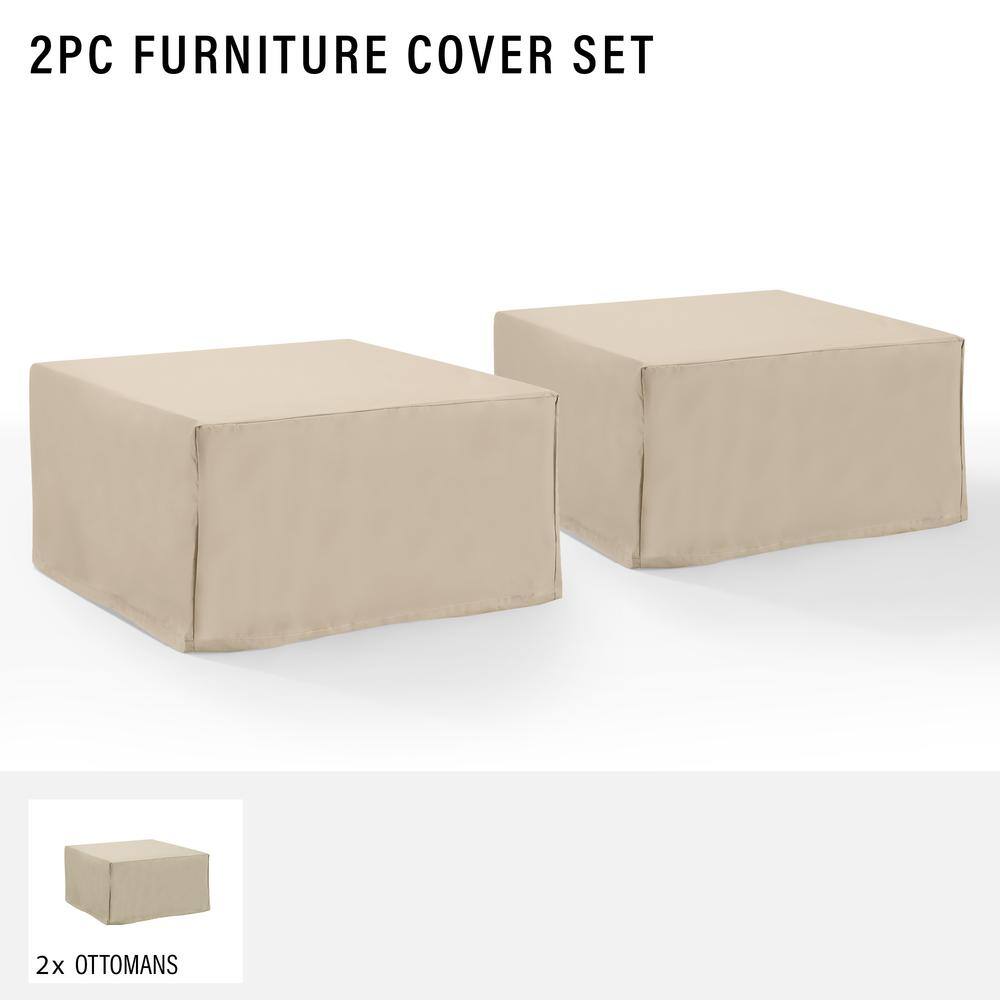 2PC FURNITURE COVER SET  
2x OTTOMANS