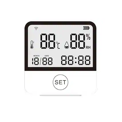 88% RH
MONTH 18/88
DATE 88:88
SET