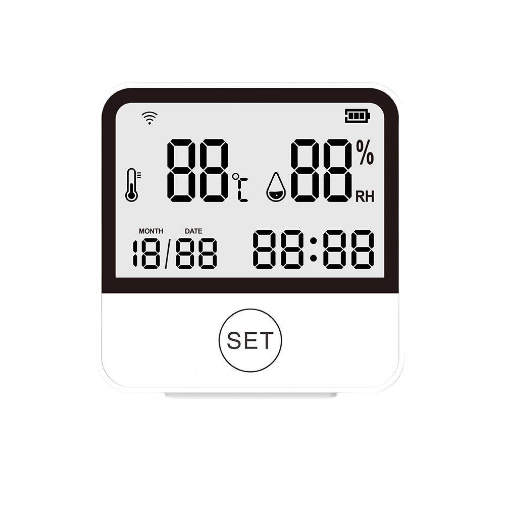 88% RH  
MONTH 18/88  
DATE 88:88  
SET