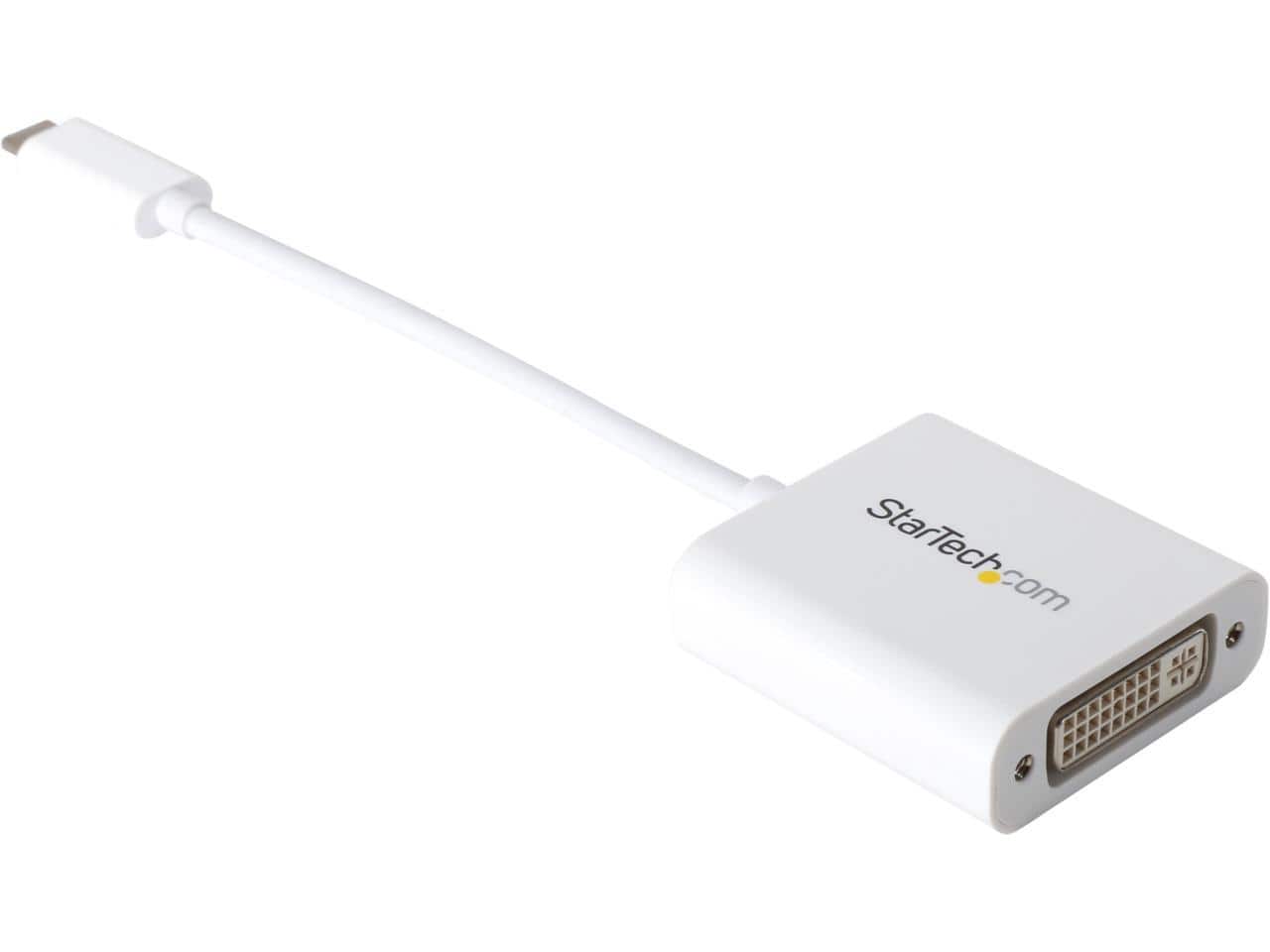 StarTech.com - CDP2DVIW USB C to DVI Adapter - 1920x1200 - White