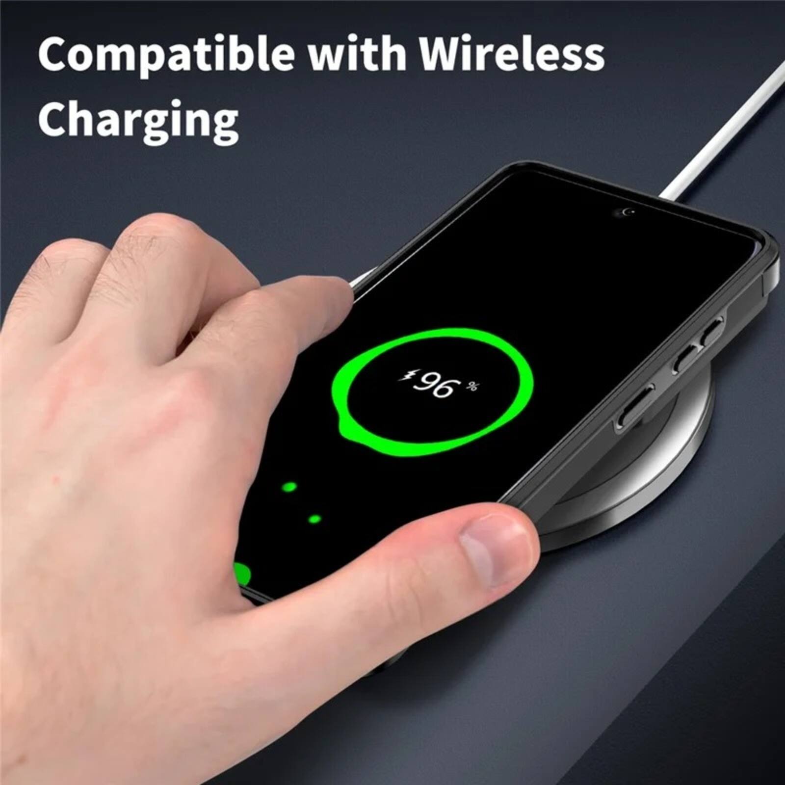 Compatible with Wireless Charging  
96 %