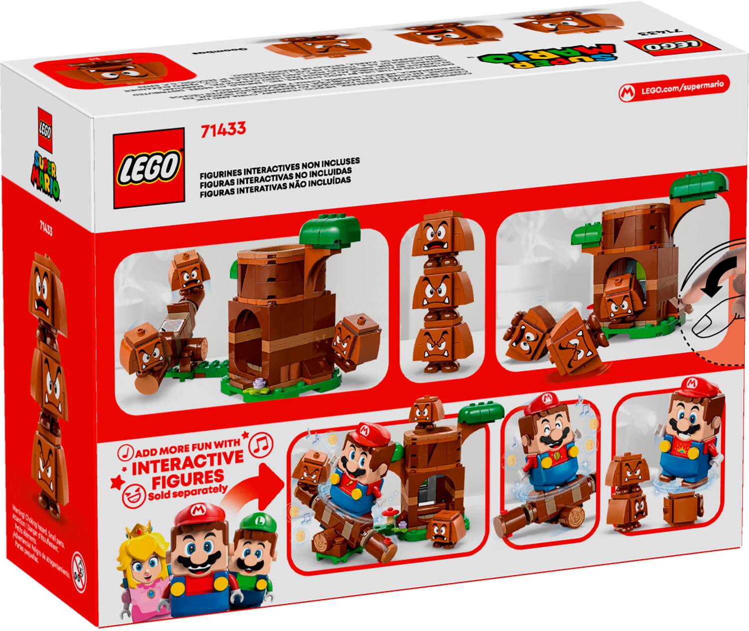 FELI EC PRRO FeL EGO.com/supermario L590 SUPER MARIO BROS. 71433 NON INCLUDAS LEGO FIGURINES FIGURAS INTERACTIVAS INTERACTIVES NO NO INCLUDAS INCLUIDAS FIGURAS INTERATIVAS M  M wrieg Vatos ar Twrp ea tee fe him tes.feen. 9  / tnpratens D FUN WITH J J ADD MORE INTERACTIVE FIGURES Sold separately M