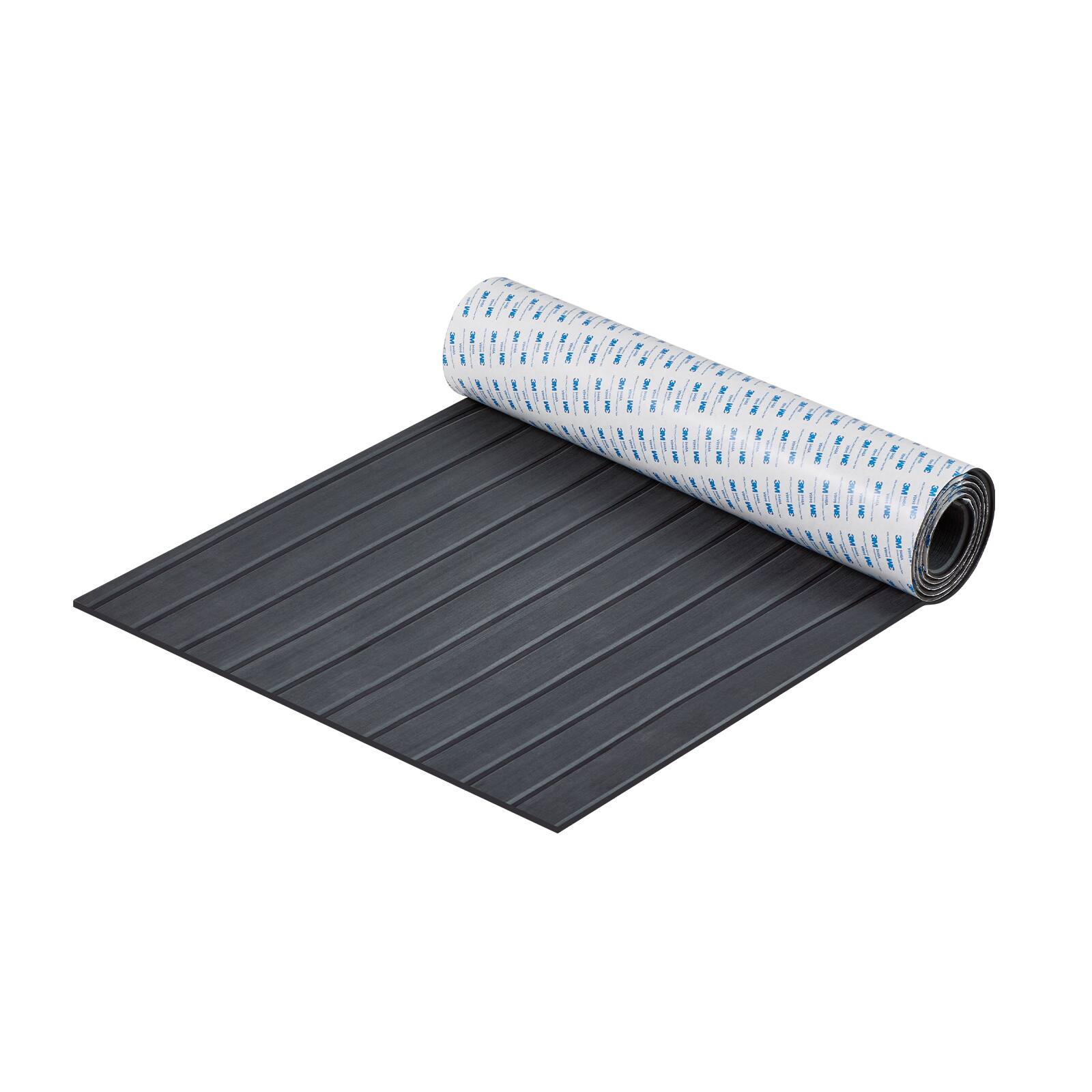 Alt View 5. VEVOR - EVA Foam Marine Decking, Non-Slip Self-Adhesive Boat Flooring 94.5" x 23.6", 15.5 sq.ft Carpet for Boats, Yachts - Dark gray.